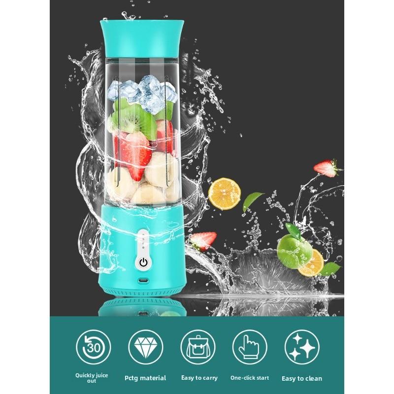 Portable Juice Cup Wireless Fruit Cooker Fruit and Vegetable Electric Juice Extractor Small Mini Juice Cup for Home Use