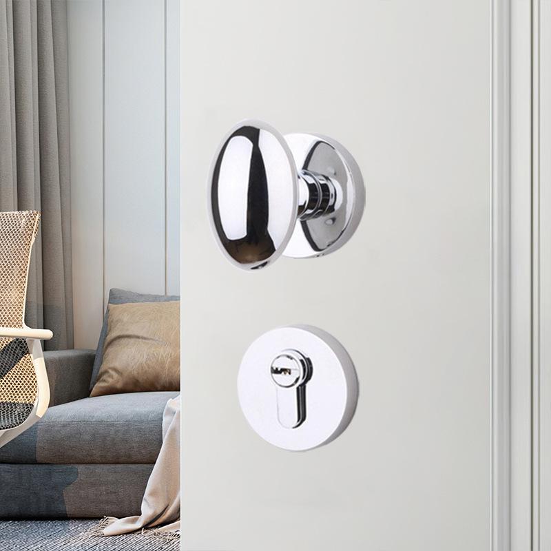 Zinc Alloy Spherical Lock Door Locks Mute Lock Security Split Locks Door Hardware Door Handle Hardware Accessories
