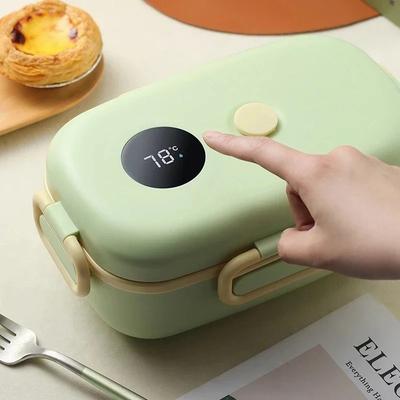 Thermal Insulation Lunch Box For Men Women Kids Intelligent Display Temperature Bento Food Box Plastic Containers