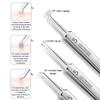 1/11Pcs Acne Pimples Blackhead Remover Blackhead Extractor Clip Ultra-fine Tweezers Acne Needle Facial Cleaner Skin FCZ01