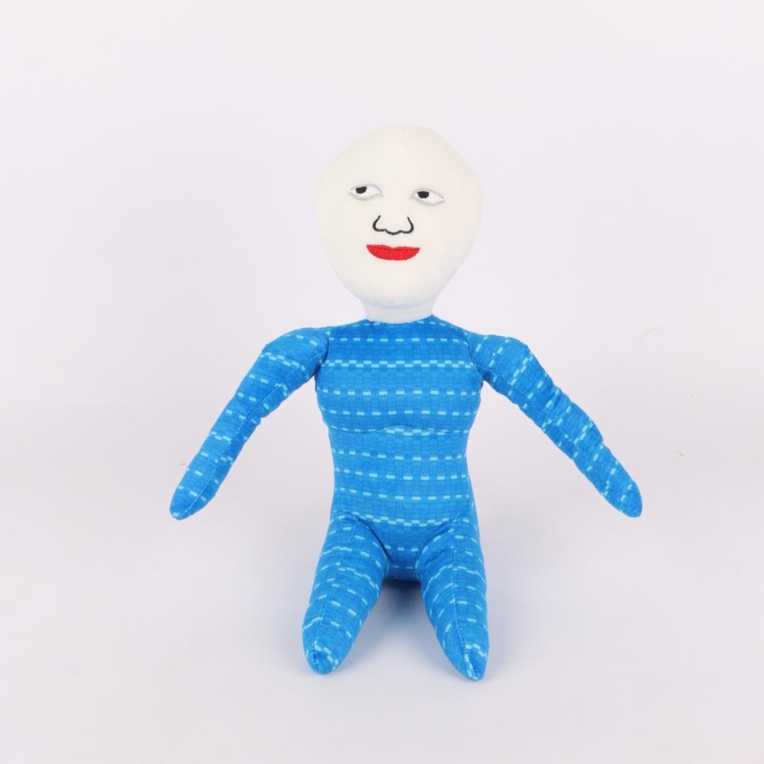 

Shinkansen 0 Plush Horror Game Peripheral Plush Toy Dolls синий