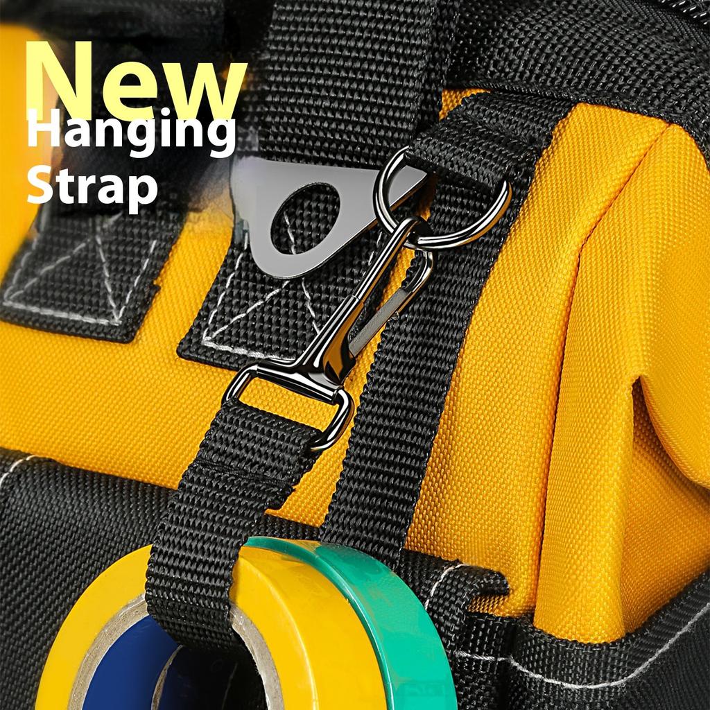 14/16/18/20inch Tool Bag Heavy Duty Tool Storage Bag Large Capacity Tool Storage Bag for Electricians Power Tool Organizer