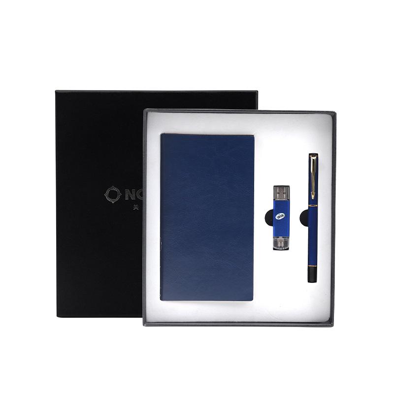 Business Souvenir, Notebook Set Usb Stick Book Pen, Office Stationery Business Set Handbook
