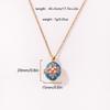Brass Photo Locket Pendant Necklace Non-Fading Locket Necklace  For Jewelry Gifts