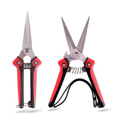 Garden Pruning Shear Branch Scissors Stainless Steel Non-Slip Handle Sharp Garden Fruit Tree Pruning Very Sharp Garden Tools for Daily Use