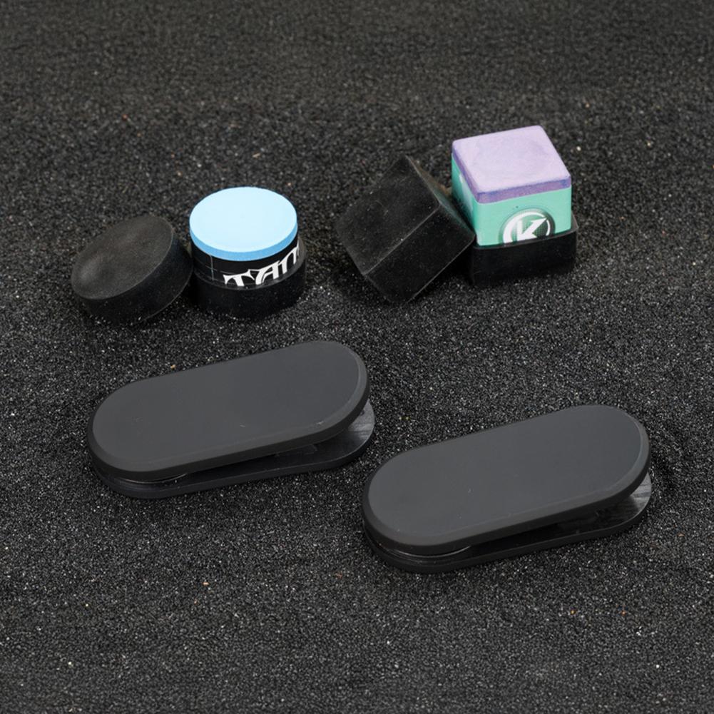 1PC Billiard Cue Chalk Clip Elastic Silent Magnetic Storage Clip Billiard Accessory