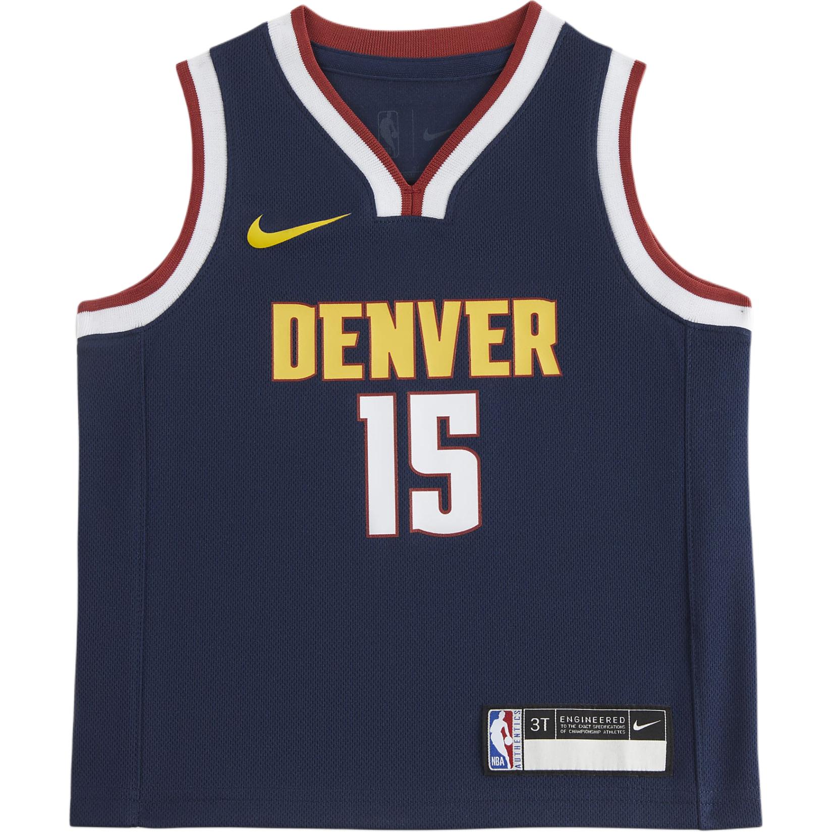 

Nike x NBA Tank Top 2024 Season Denver Nuggets Nikola Jokić Icon Edition University Dark Blue Infant And Toddler HJ7687-419 3T