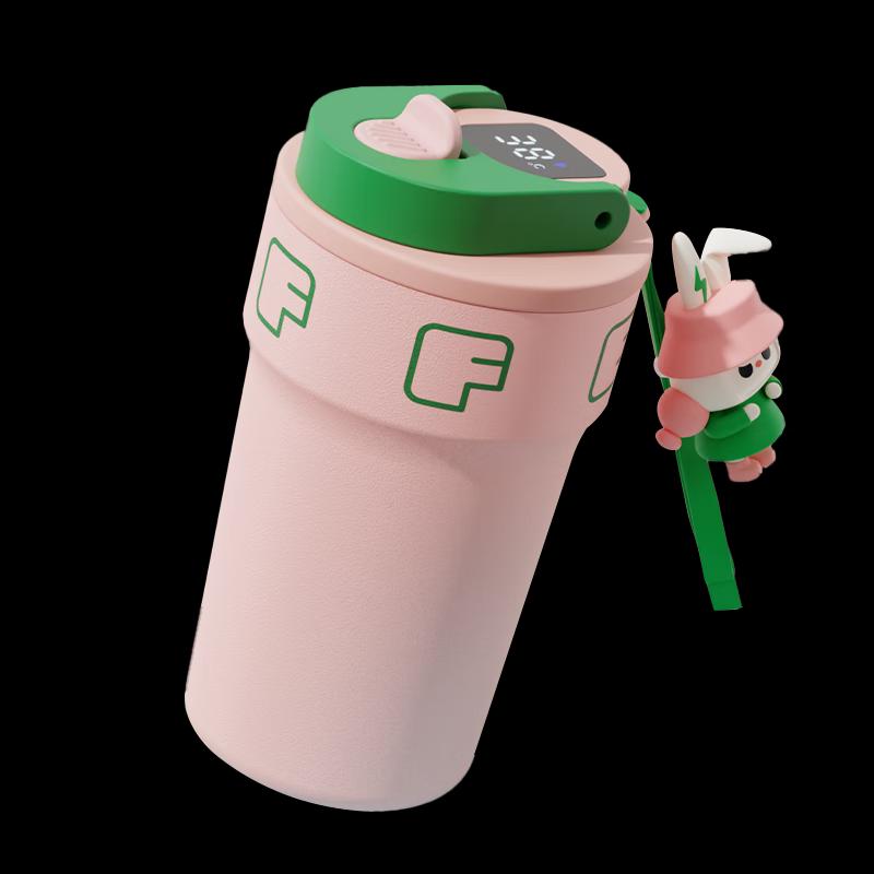 Smart Digital Display Stainless Steel Insulated Mug 550ml