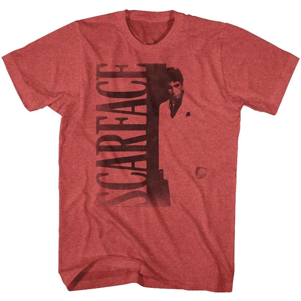 Scarface - Black Poster Print - Short Sleeve - Heather -  - Children s T-shirt 140