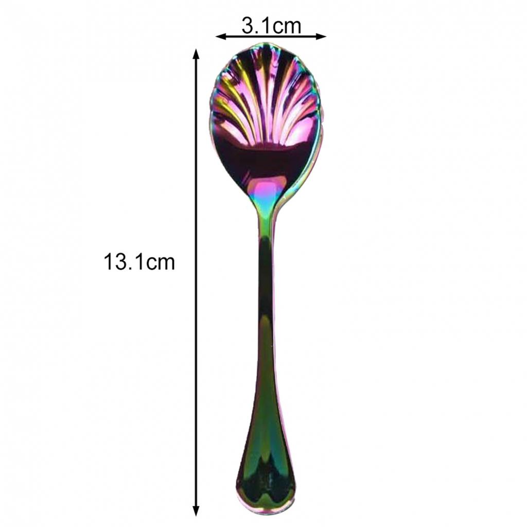 Stainless Steel Long Handle Spoon for Serving Desserts at Restaurants