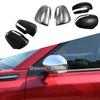 For Suzuki Vitara 2016 2017 2018   Car ABS Chrome Stick Rear View Rearview Side Glass Mirror Cover Frame Eyebrow 2pcs