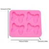 1pc Knot Bow Butterfly Bow Tie Silicone Moulds Versatile Soft Silicone for Fondant Cake Decorating Tools Chocolate Baking Mould