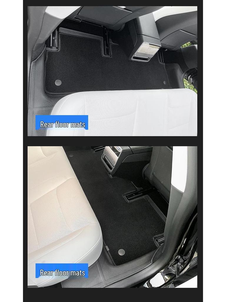 2024 Tesla Model 3 Full Coverage 6D TPE Floor & Trunk Mats