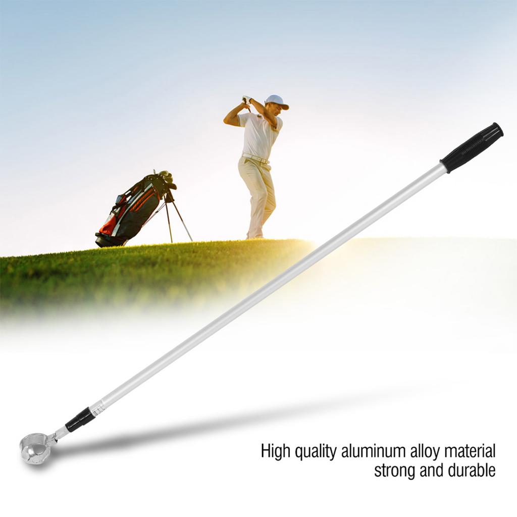 Durable Golf Ball Pick Up Claw Balls Grabber Retriever Golfer Tackle Accessory 3 Sections