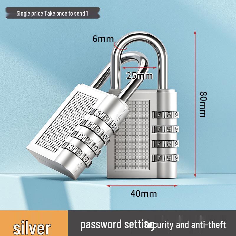 Lucchetto Impermeabile e Antiruggine con Impronta Digitale e Password per Case, Dormitori e Magazzini - Sicurezza Antifurto