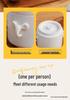 Ceramic Double Lid Stew & Soup Pot with Double Ears for Steaming & Stewed Eggs