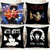 Popular T-TThe Cure Cushion Cover Comfortable Reversible Pillow Cover Ideal for Car Sofa Bedroom & Beyond