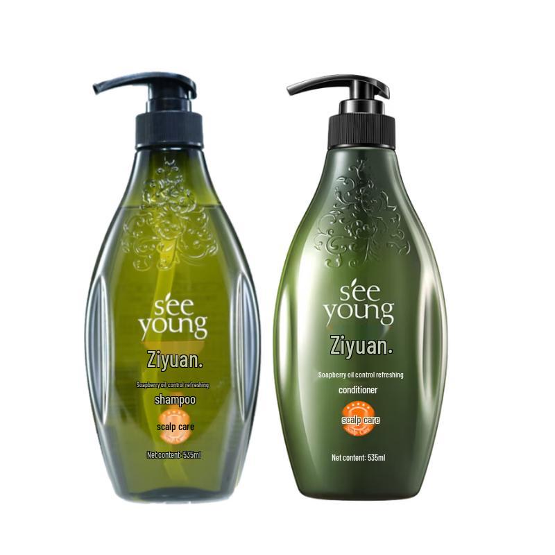 

ZIYUAN Sapindus Oil Control Refreshing Shampoo & Conditioner Set