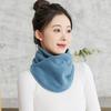 Plush And Thick Scarf Double Buckle Men And Women Cycling Outdoor Cold And Windproof Multifunctional All- Neck Scarf