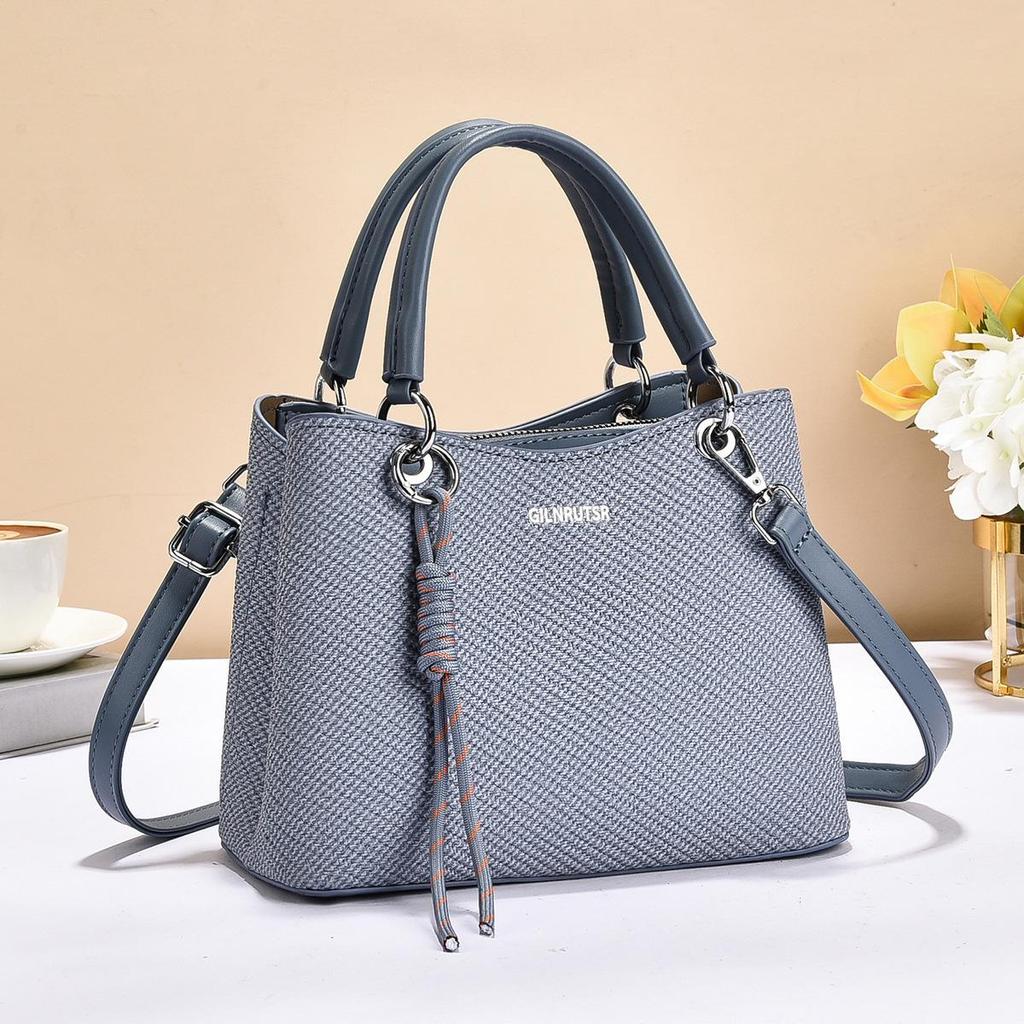 Trendige Damen-Schulter- und Umhängetasche im koreanischen Stil - Vielseitige große Tasche für Damen