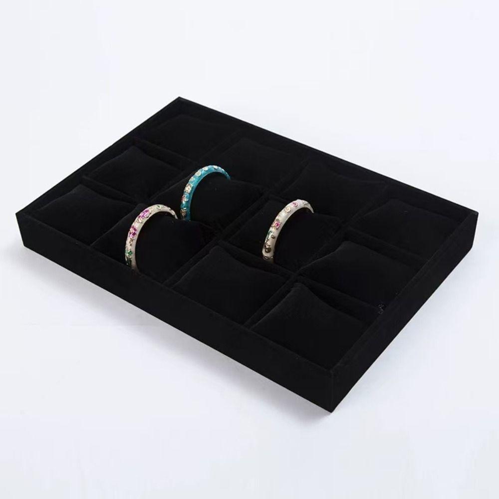 Velvet Surface Jewelry Organizer Tray Jewelry Box Display  Necklace Display