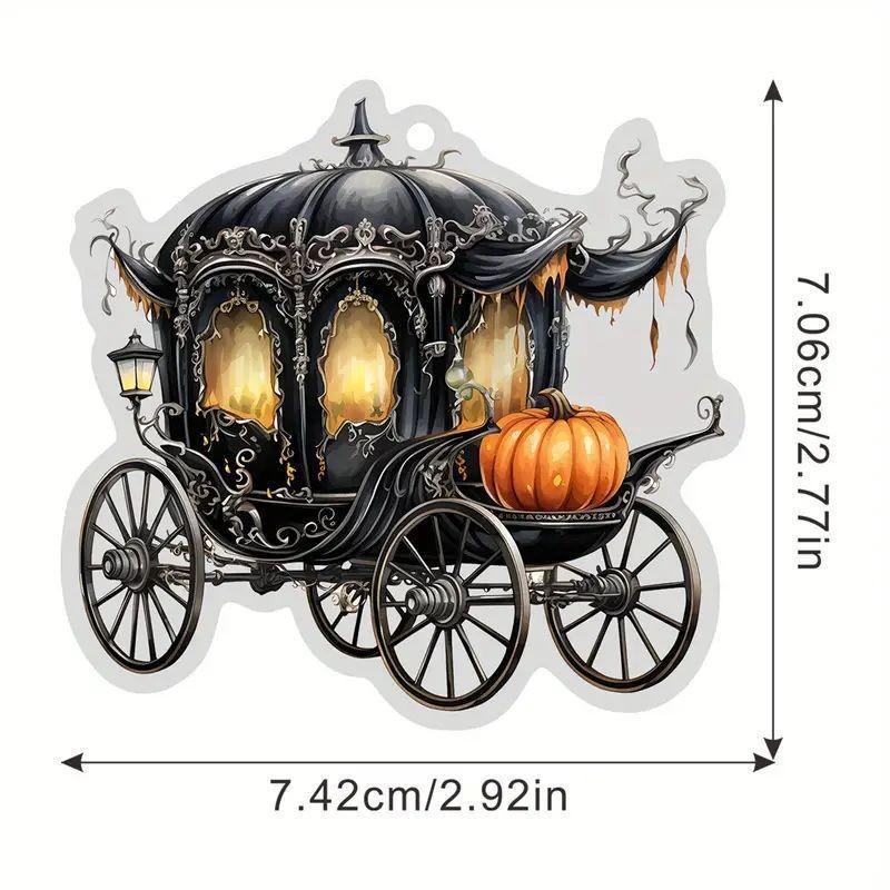 Gothic Acrylic Vintage Style Car Hanging Ornament For Halloween Decorative Charm