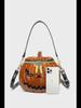 2024 Trendy Halloween 3D Pumpkin Head Shoulder Bag for Women