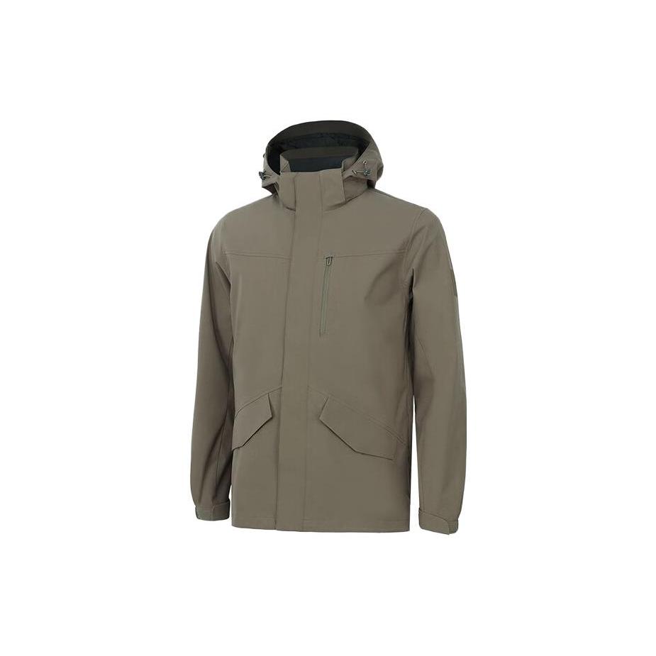 Li Ning Fitness Series Jacket Men's Mushroom Umber AFDT751-10