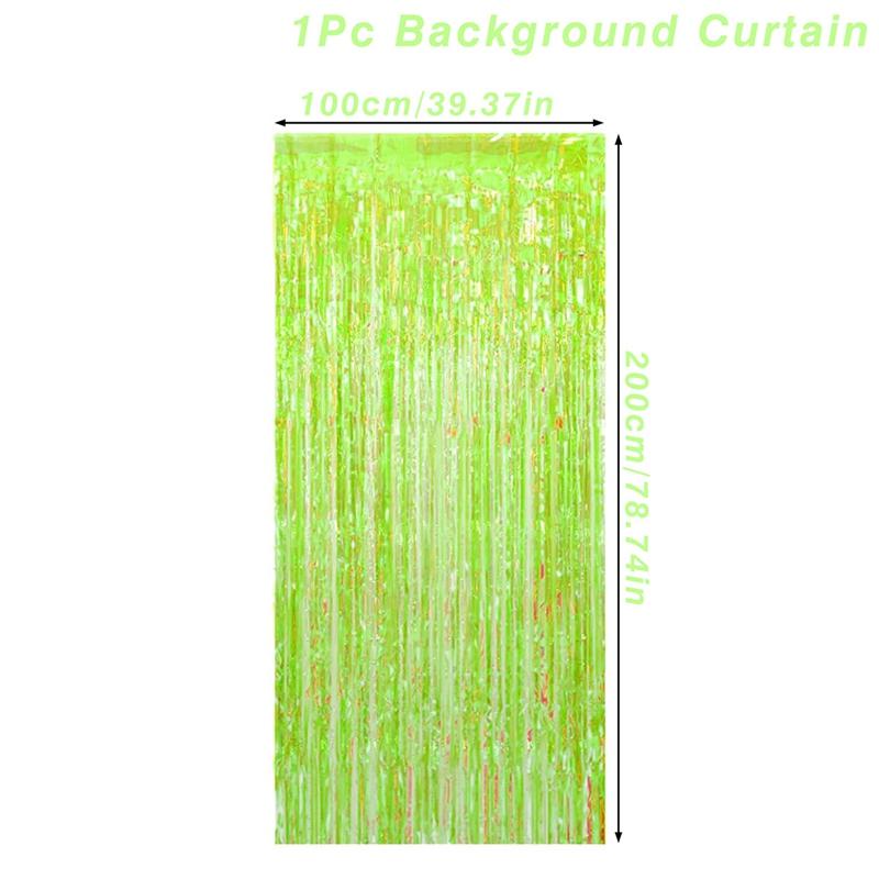 Rain Curtain Birthday Party Decorations Wall Drapes Baby Shower Supplies Rain Tinsel Foil Curtain Wedding Party Favors Backdrop