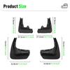 4PCS Car Mud Flaps Splash Guards Mudguards Car Mud Flaps Compatible with BMW X6 G06 2015 2016 2017 2018 2019