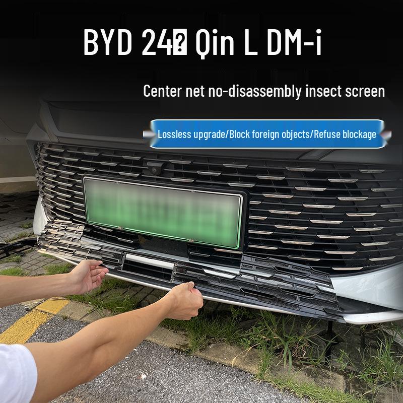 Customized Accessories for 24-26 BYD Qin L DMi: Insect Net, Radiator Guard, Dustproof Grille