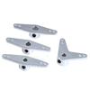 Rc Boat Alloy Rudder Steering Arm With 4/5/6mm Shaft Hole L Shaped Arm Straight Arm Boat Spare Parts