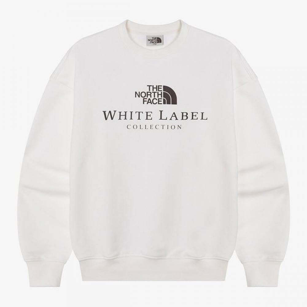 The North Face White Label Signature Sweatshirt Off White Nm5mr51j OFF WHITE/085