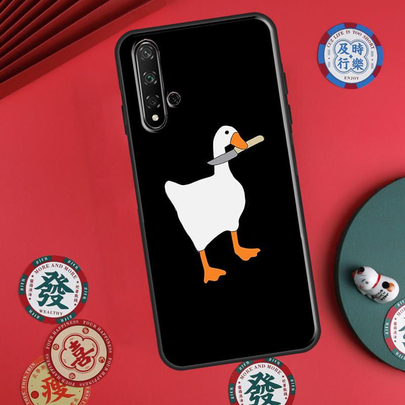 Cute Cartoon Duck For Huawei P20 P40 P30 Lite P60 Pro Nova 12s 11i 12i 10 9 SE 5T Y91 Y90 Y60 Y70 Y72 Y61 Case