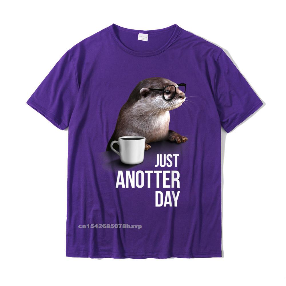 Funny Otter TShirt Just Anotter Day For Otter Lover Funky Unisexs T Shirts Cotton Tops T Shirt Casual