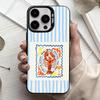 L-Lobster On S-Stripes Ocean  Phone Case For iPhone17,16,15,14,13,12,11 Plus,Pro Max Black Candy Silver Phone Case