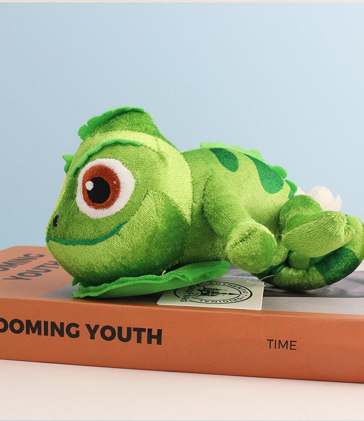 Wucifang Bags Unisex Kids Pascal Rapunzel Chameleon Plush Doll 15Cm Stuffed Animal Soft Toy Kids Gift Shoulder Plush Tangled