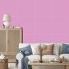 Dots wallpaper, powder pink background, powder pink center, 50x1000