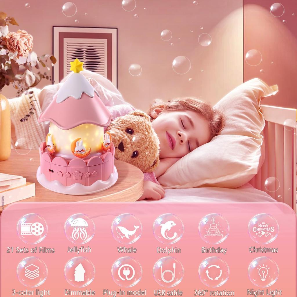 Star Galaxy Projector 21 in 1 Starry Sky Projector with 360° Rotating Timer Atmosphere Lamp for Kids Birthday Xmas Gifts Decor