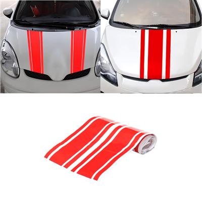 [Value for 2 Sets] Car Sticker Hood Decal Custom DIY Stickers, 7.1 X 3.1