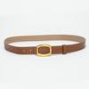 Women's Genuine Leather Belt Cowhide Small Fragrant Fairy Belt Sweet and Cute Trouser Belt