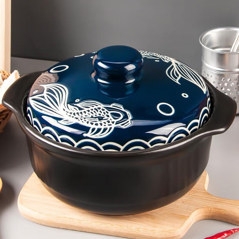 Lichuan Huaxing  Year of the Fish  Ceramic Casserole Pot