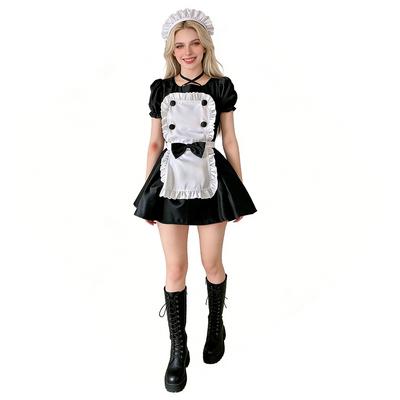 Black Sexy Princess Dress Halloween Costume Maid Costume Cos Maid Show Cosplay Lolita
