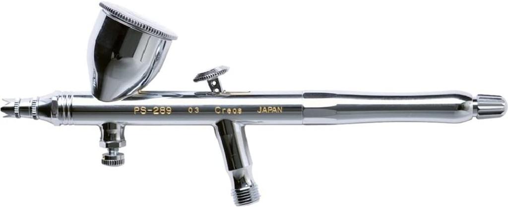 GSI Creos Linear Compressor L5 with Pressure Gauge and Platinum Hobby Painting Tool PS305 Mr. Regulator, Set,