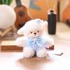 Doll Pendant Keychain Cartoon Lamb Wearing Necktie Plush Keyring Car Key Holder Pendant Backpack Accessories