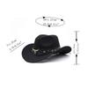 Funny Party Hats Cowgirl Hat Leathers Band Ladies Cowboy Hats for Womens Fedora Western Cowgirl Hat Vintage