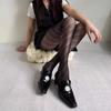 Slimming tights with retro patterns, versatile thin tights for hot girls
