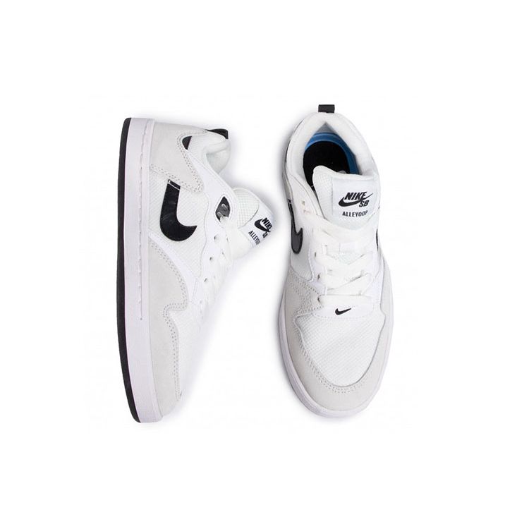 Nike  Alleyoop SB White Black Women Sneakers CQ0369-100