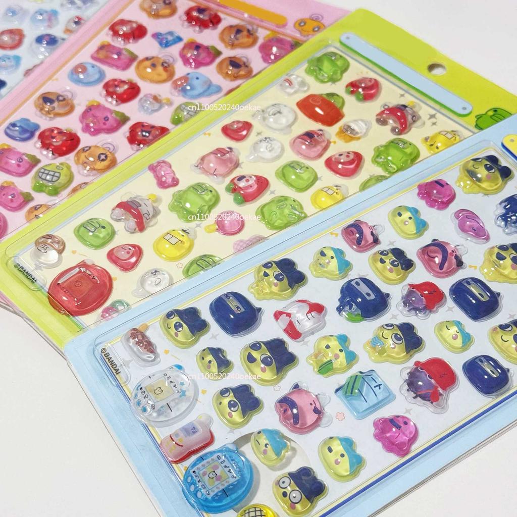 2026 Tamagotchi Stickers Cartoon Creative Peripheral Phone Case Transparent Sticker Hand Account Material Friend Birthday Gift