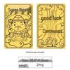 Pure Gold "Princess Luck" Phone Sticker – Wealth & Treasure Gold Leaf Design for Prosperity & Fortune